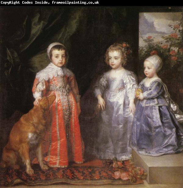 Anthony Van Dyck Portrait of the Children of Charles I of England